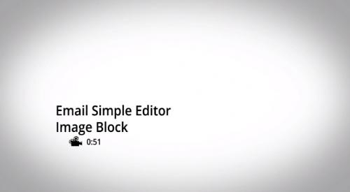 SimplyCast - E-mail Tutorial 5: Image Block