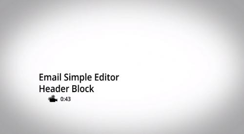 SimplyCast - E-mail Tutorial 3: Header Block