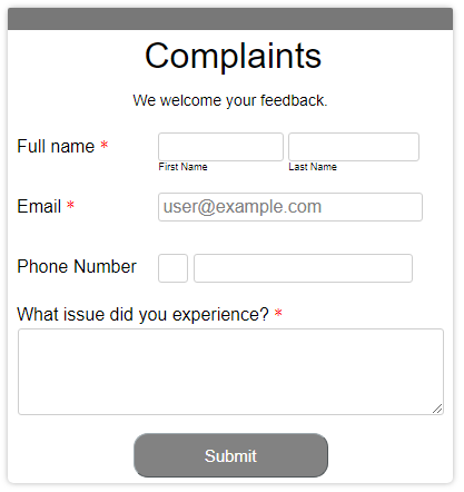 Email submitted