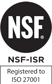 ISO 27001 registration badge
