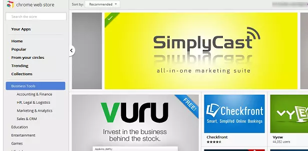 SimplyCast Listed in Google Chrome Store
